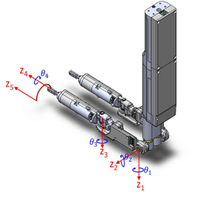 Robot arm with degrees of freedom